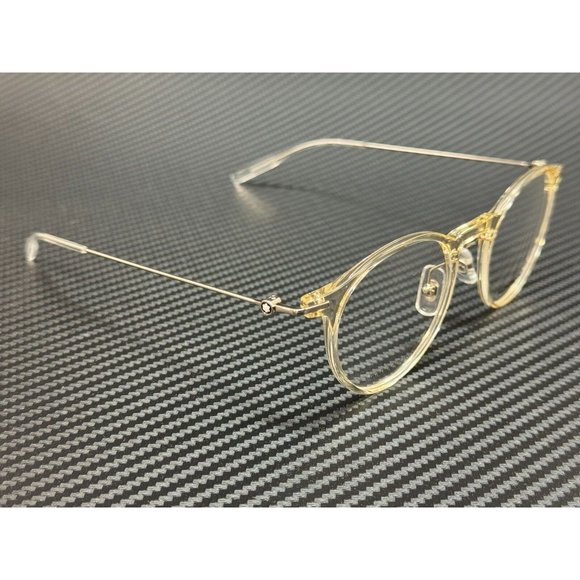 New Mont Blanc Silver 48mm Round Sunglasses - Picture 2 of 5